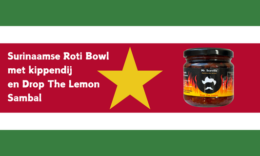 Surinaamse Roti Bowl Drop The Lemon Sambal