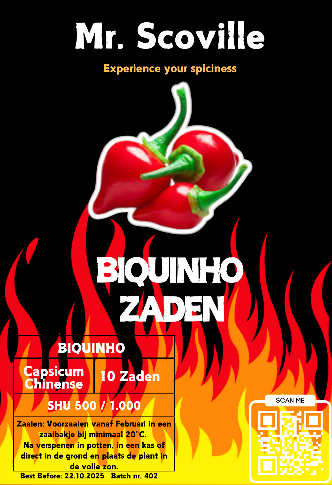 Biquinho zaden - 10 stuks - Mr.Scoville