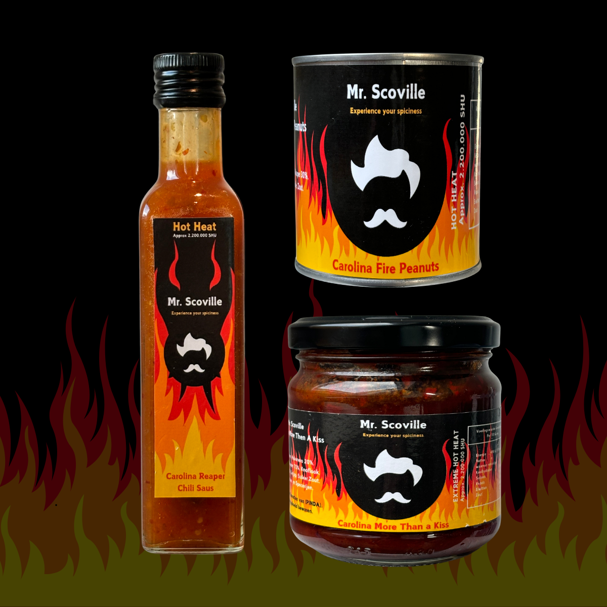 Carolina Reaper 3-Pack: Voor de Ultieme Pittige Beleving | Mr. Scoville - Mr.Scoville