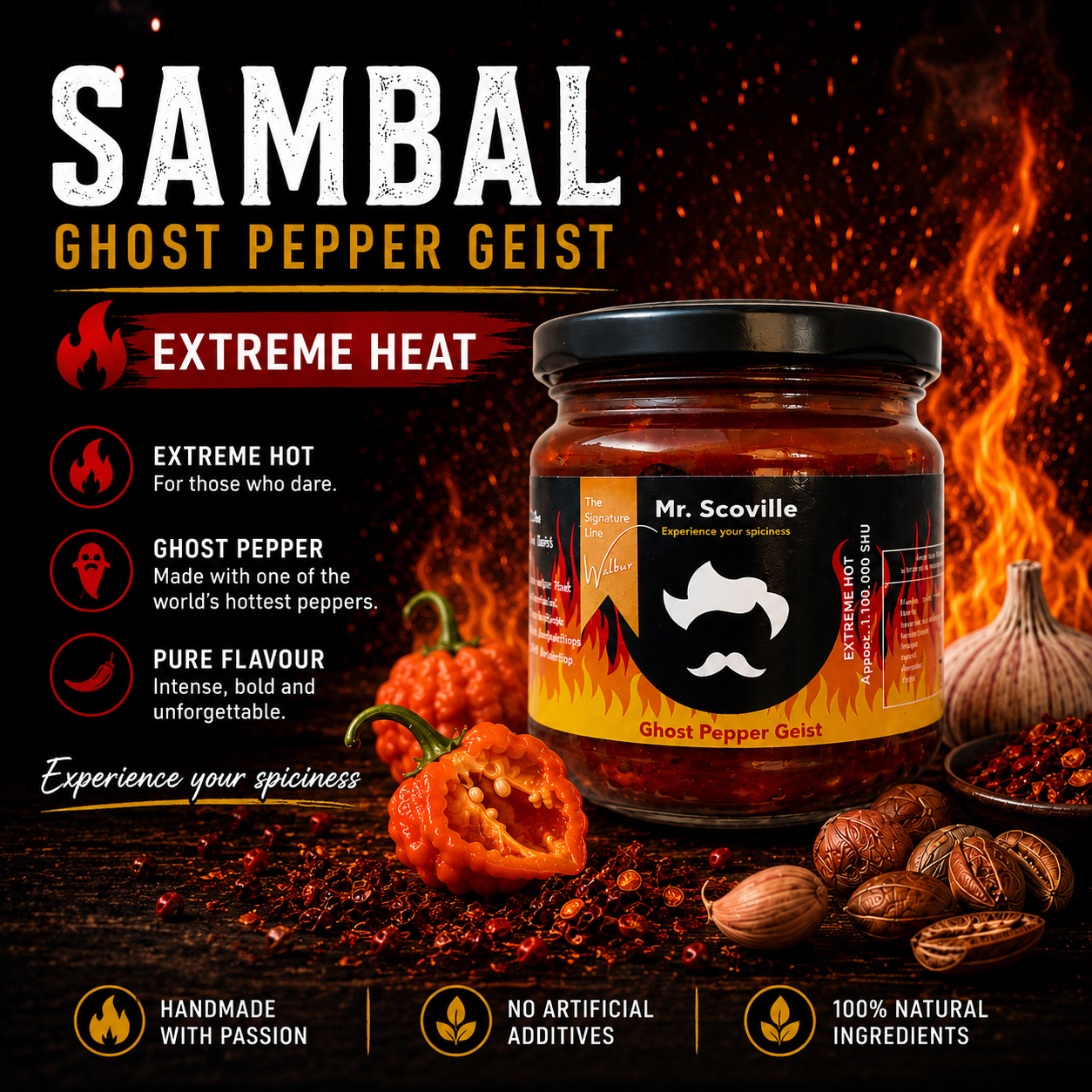 Ghost Pepper Geist Sambal