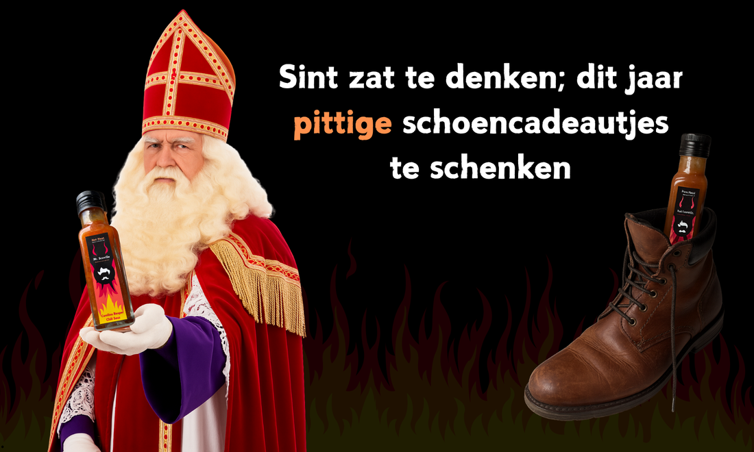 Sinterklaas cadeau schoen pittig cadeau