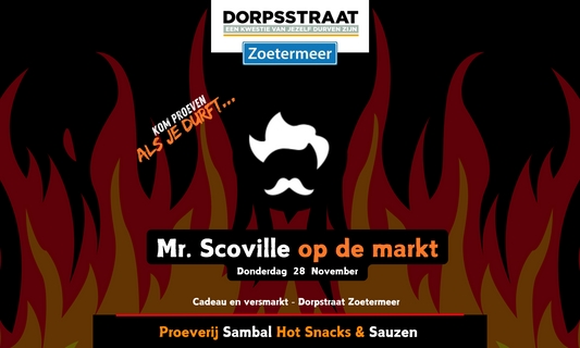 Mr. Scoville op de Cadeau Versmarkt in Zoetermeer 28 November 2024