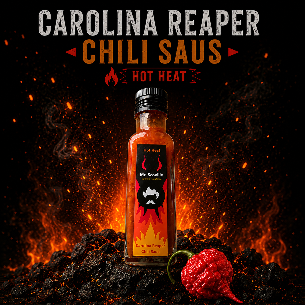 Carolina Reaper Chili Saus