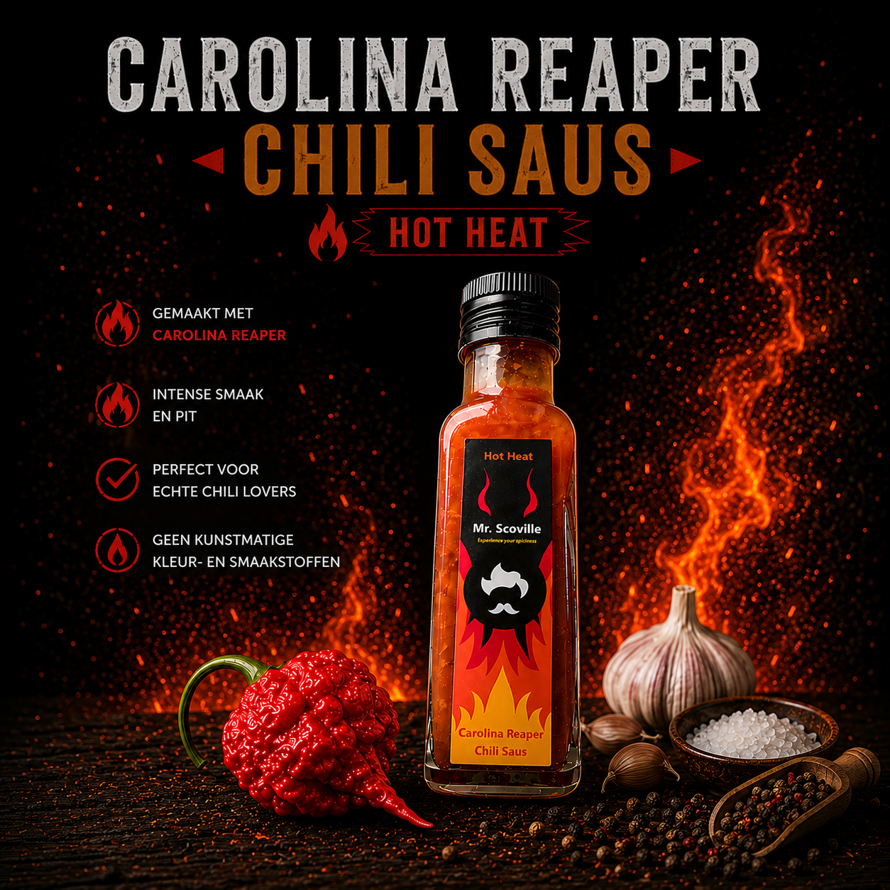 Carolina Reaper Chili Saus