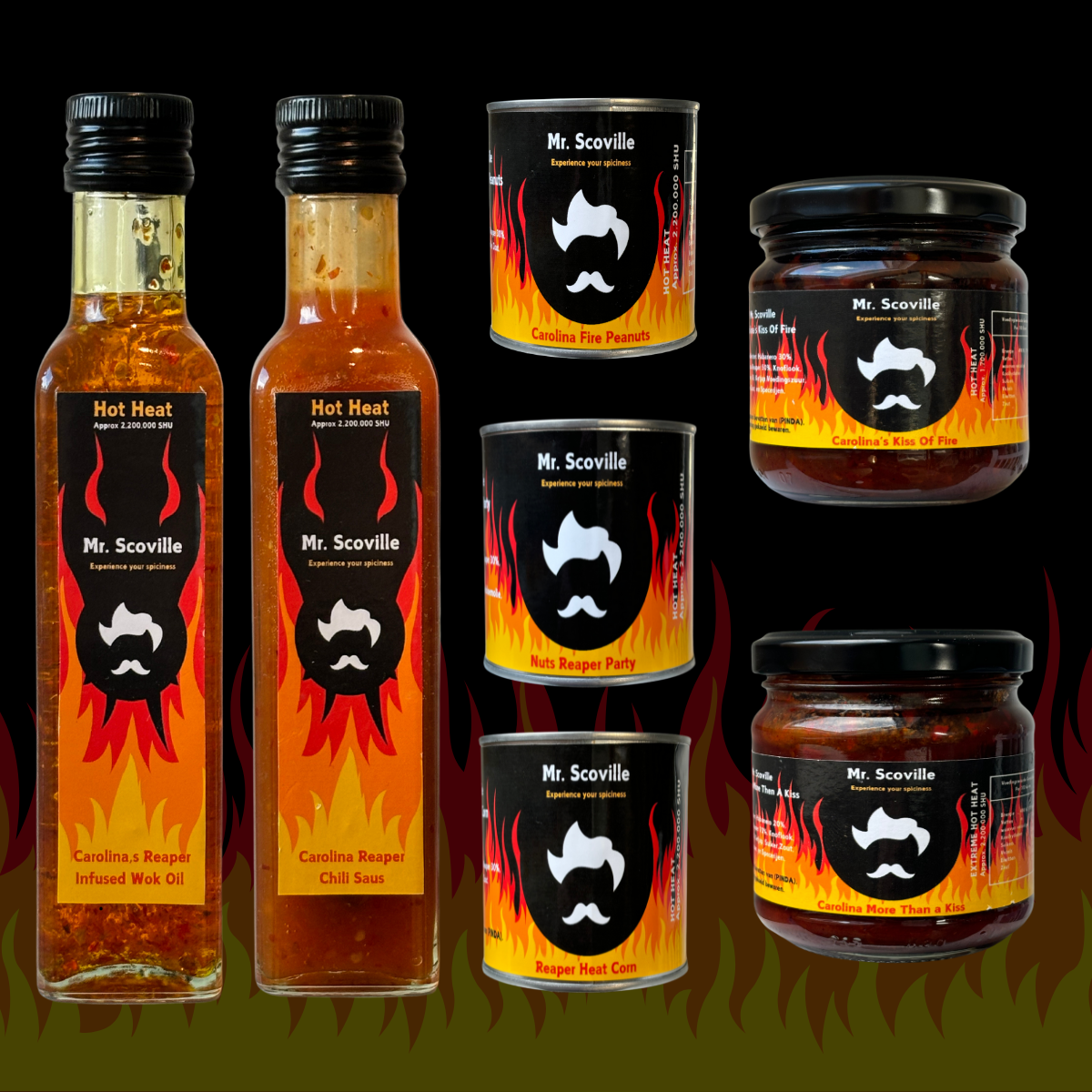 The Hottest - Het pakket voor de echte vuurvreter - Mr.Scoville
