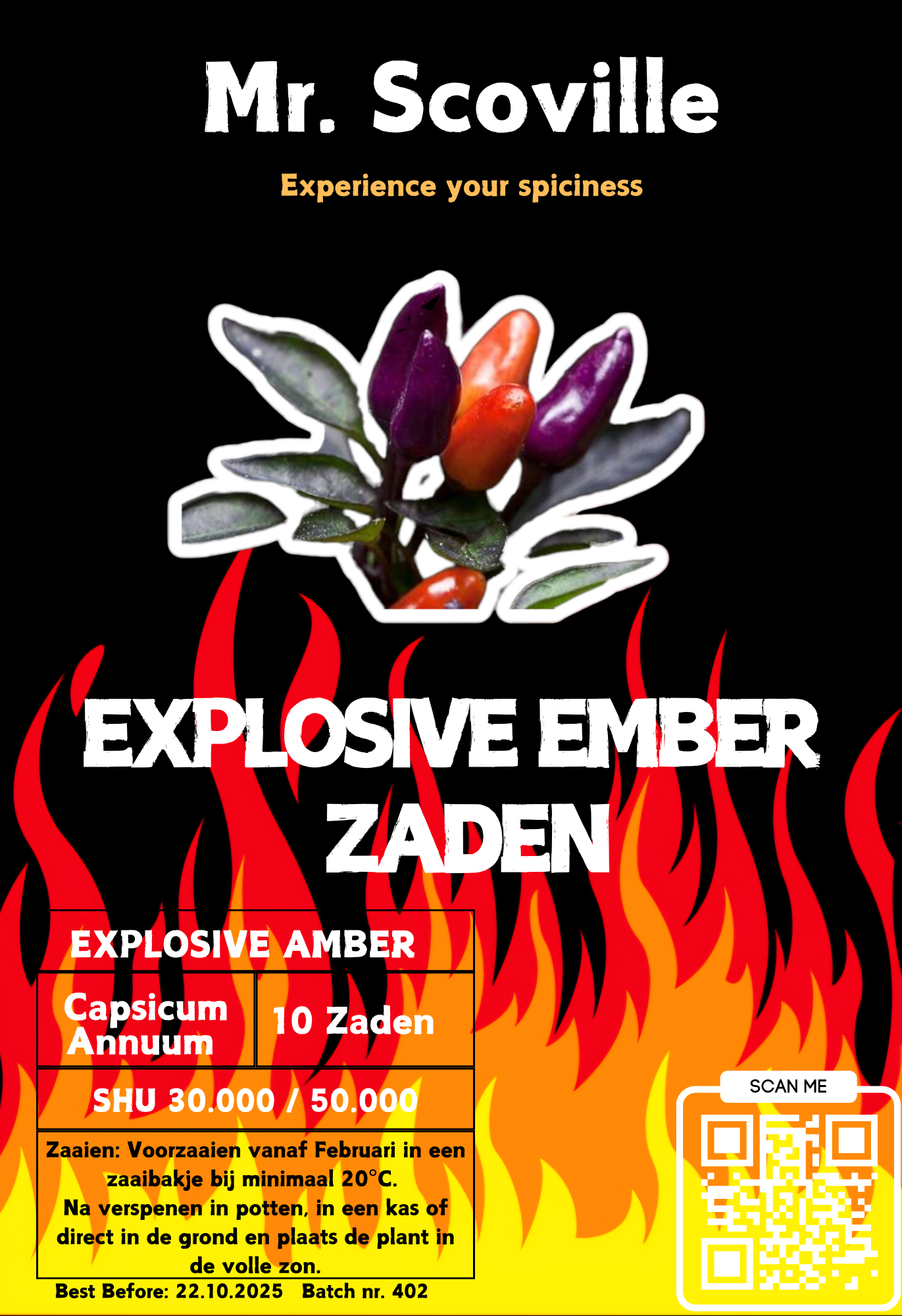 Explosive Ember zaden - 10 stuks