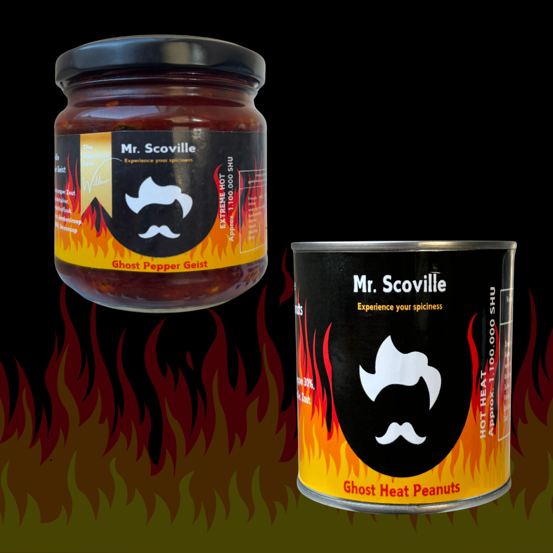 Ghost pepper sambal en hot snacks
