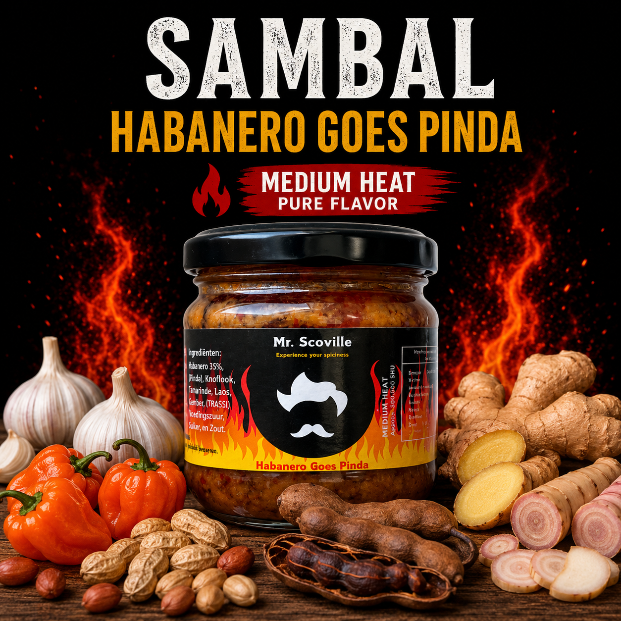 Habanero Goes Pinda Sambal