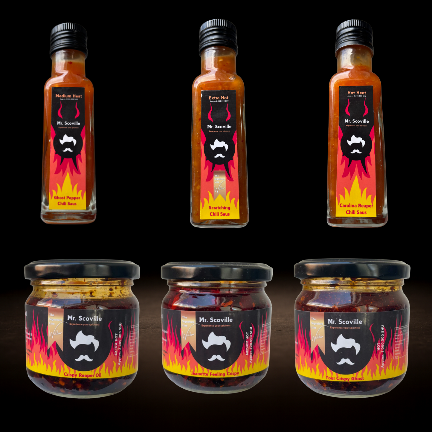 Hot Saus en crispy oil