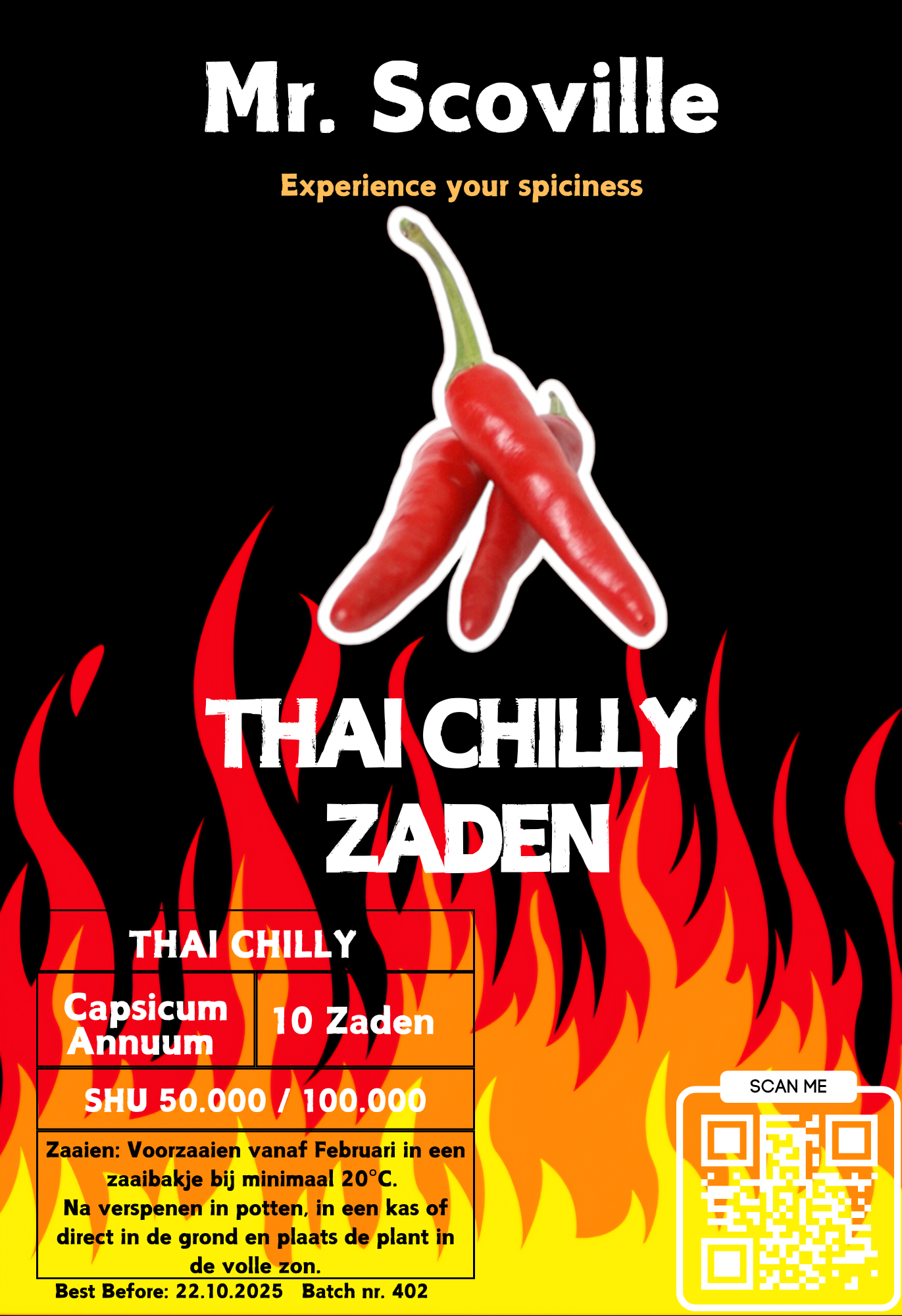 Thai Chili zaden - 10 stuks